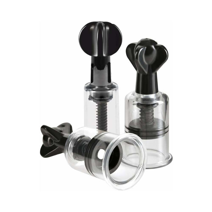 Fetish Fantasy Series Limited Edition Super Suckers Trio Clear/Black