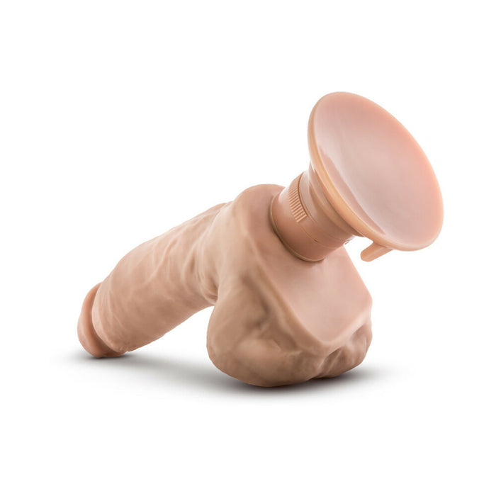 Blush Loverboy Doctor Love Realistic 10.5 in. Vibrating Dildo with Balls & Suction Cup Beige