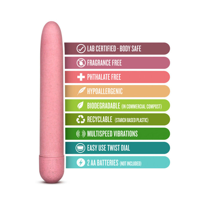 Blush Gaia Eco Slimline Vibrator Coral