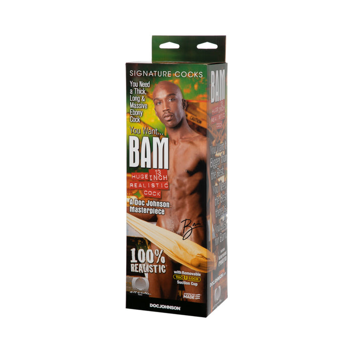 Bam R5 - Realistic Cock 13in