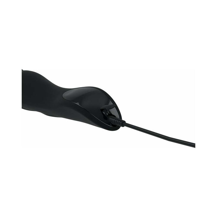 Wanachi Body Recharger Rechargeable Silicone Wand Vibrator Black