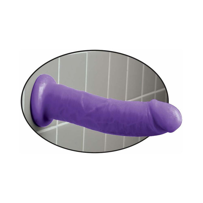 Pipedream Dillio 8 in. Realistic Dildo With Suction Cup Purple