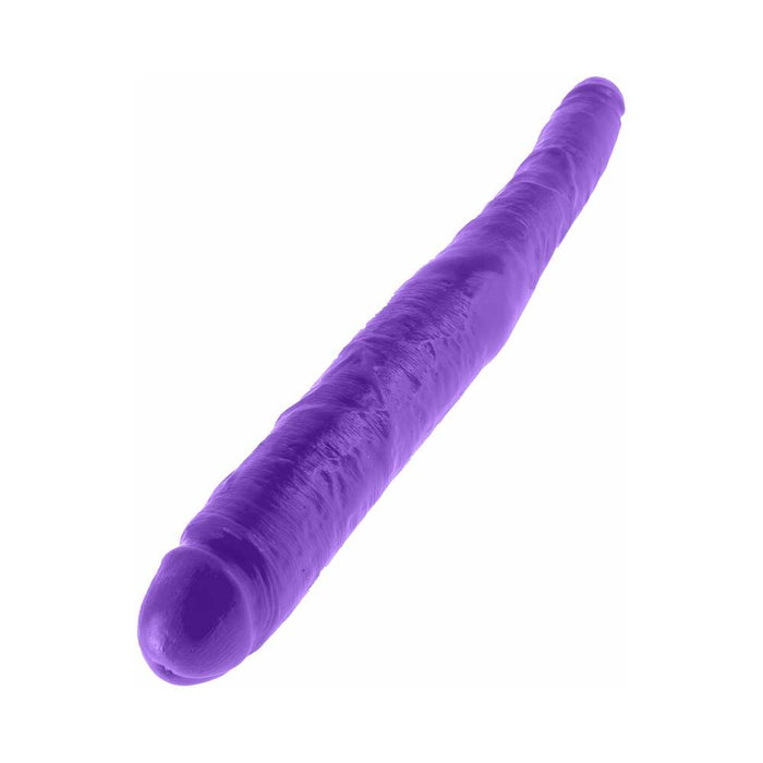 Pipedream Dillio 16 in. Double Dong Realistic Dual-Ended Dildo Purple