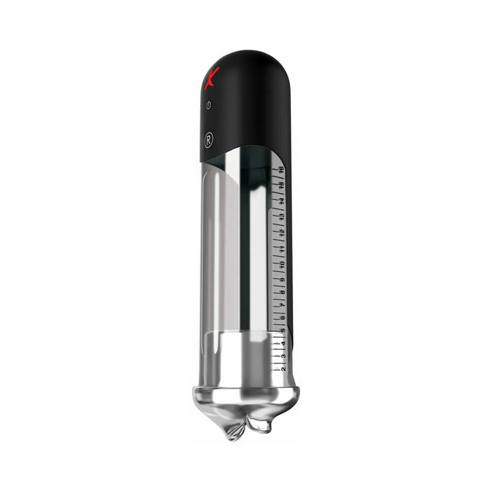 PDX Elite Blowjob Power Pump Automated Suction Clear/Black
