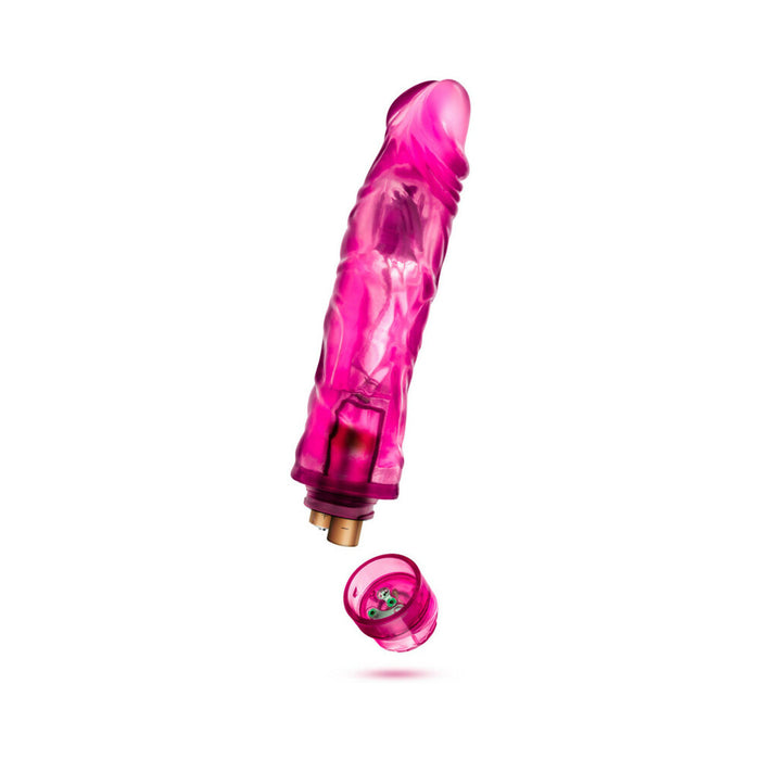 Blush Glow Dicks The Drop Realistic 8.5 in. Vibrating Dildo Pink