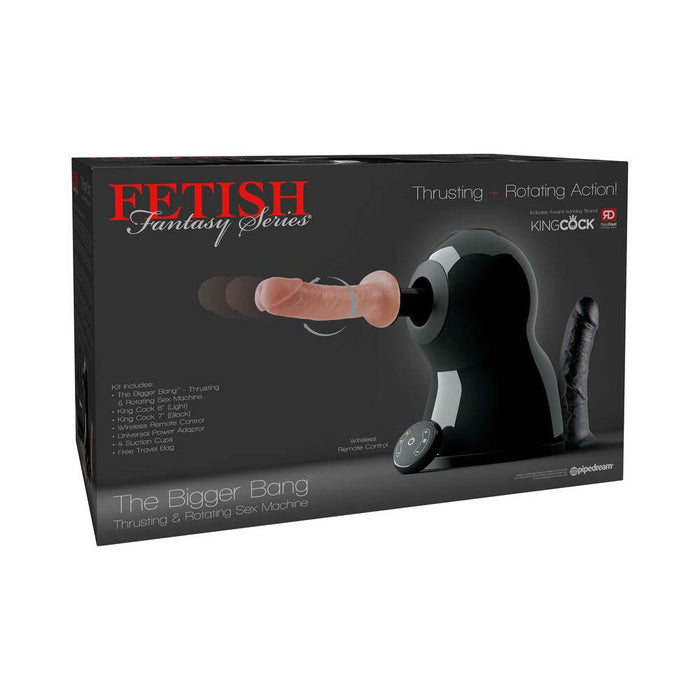 Fetish Fantasy Series 7-Piece The Bigger Bang Thrusting & Rotating Sex Machine Kit