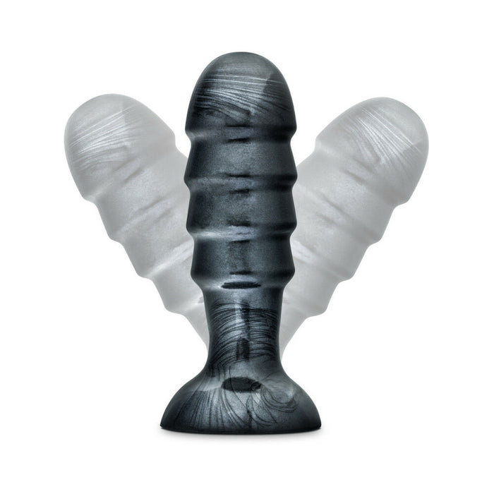 Blush Jet Bruiser 7.5 in. Anal Plug Carbon Metallic Black