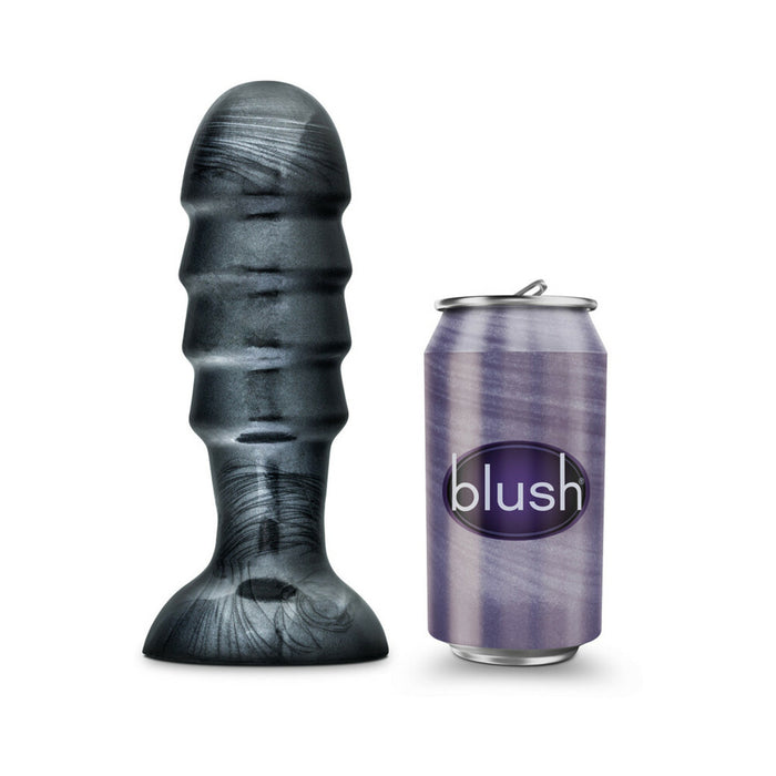 Blush Jet Bruiser 7.5 in. Anal Plug Carbon Metallic Black