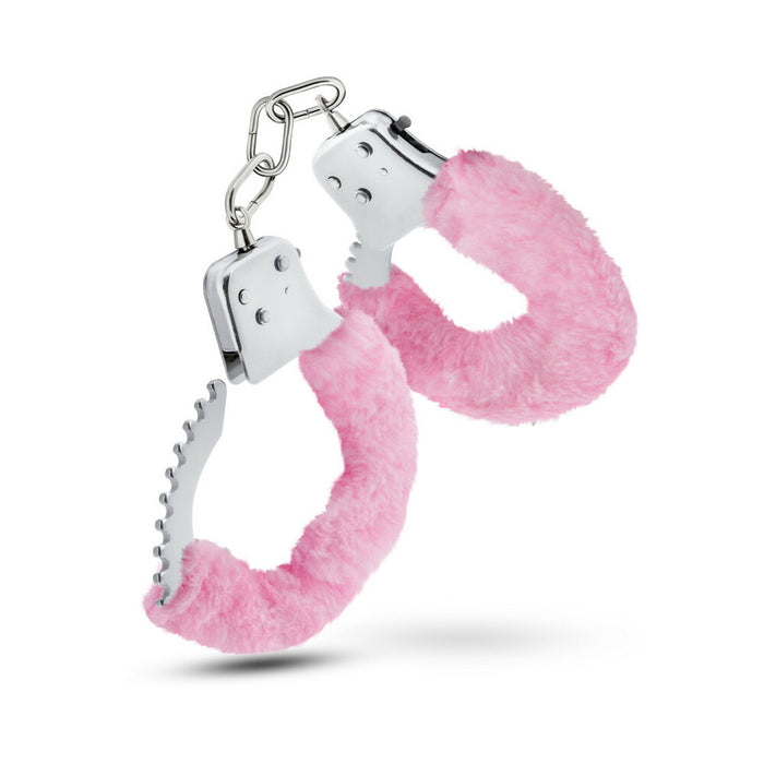 Blush Temptasia Adjustable Faux Fur Cuffs Pink
