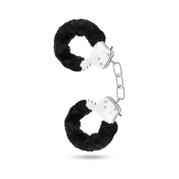 Temptasia Adjustable Faux Fur Cuffs Black