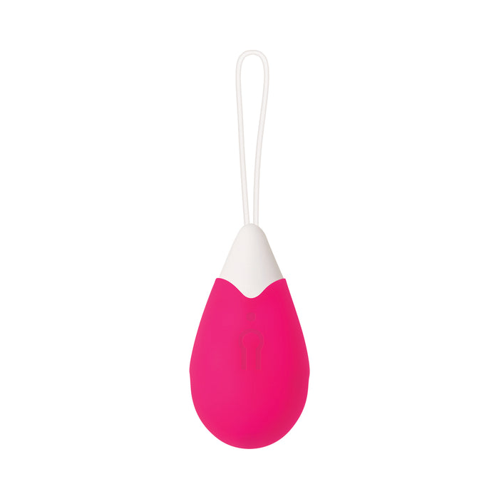 Evolved Rechargeable Remote-Controlled Silicone Egg Vibrator Pink