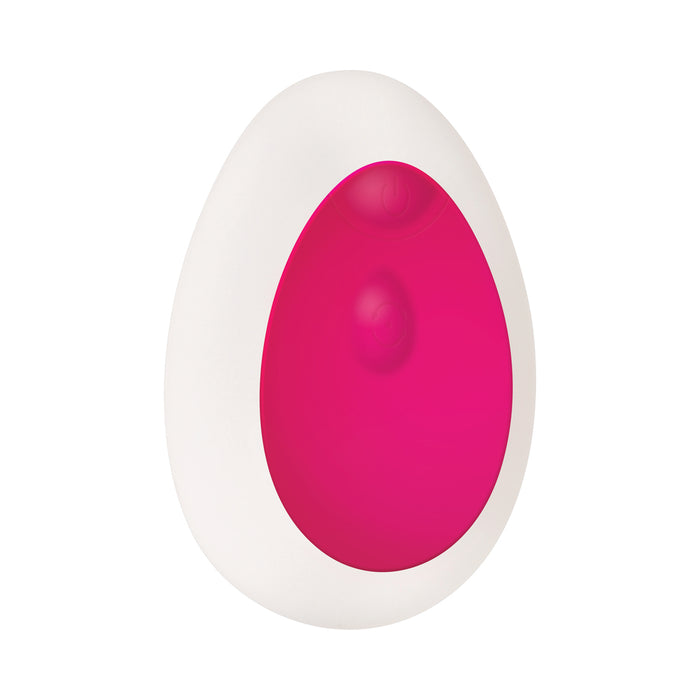 Evolved Rechargeable Remote-Controlled Silicone Egg Vibrator Pink