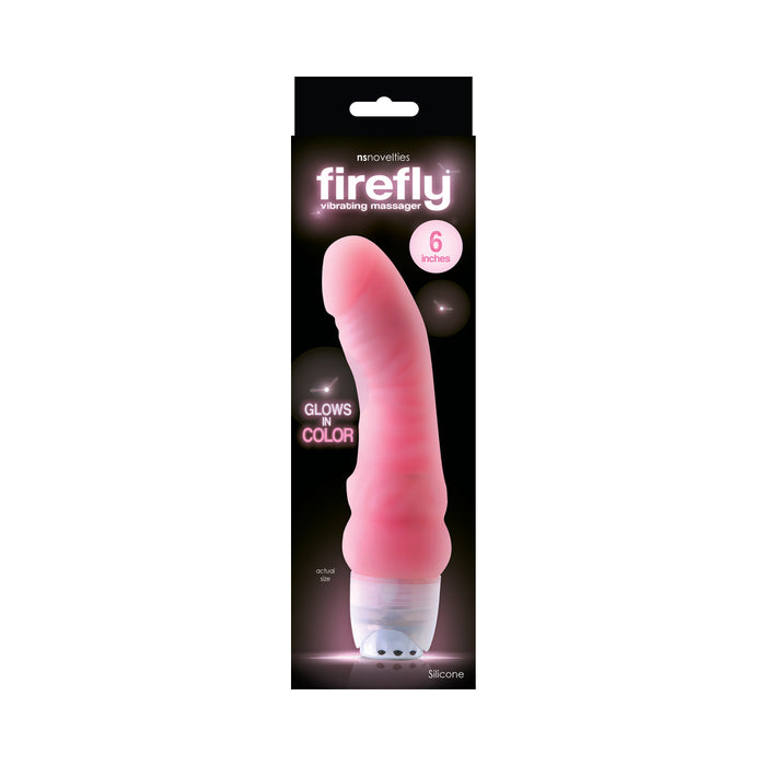 Firefly 6 in. Vibrating Massager Pink