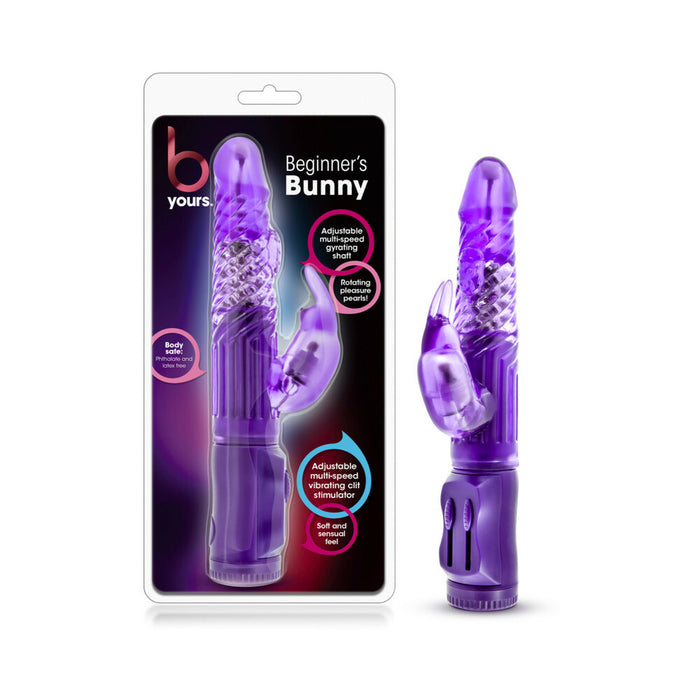 Blush B Yours Beginner's Bunny Rabbit Vibrator Purple