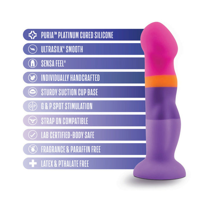 Blush Avant D3 Summer Fling 8 in. Silicone Dildo with Suction Cup