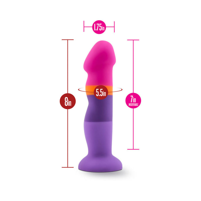 Blush Avant D3 Summer Fling 8 in. Silicone Dildo with Suction Cup