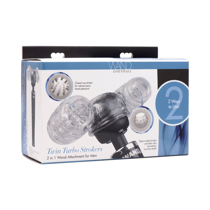Wand Essentials Twin Turbo Strokers Attachment