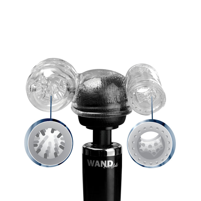 Wand Essentials Twin Turbo Strokers Attachment