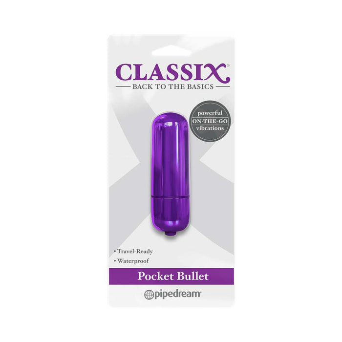 Pipedream Classix Pocket Bullet Vibrator Blue