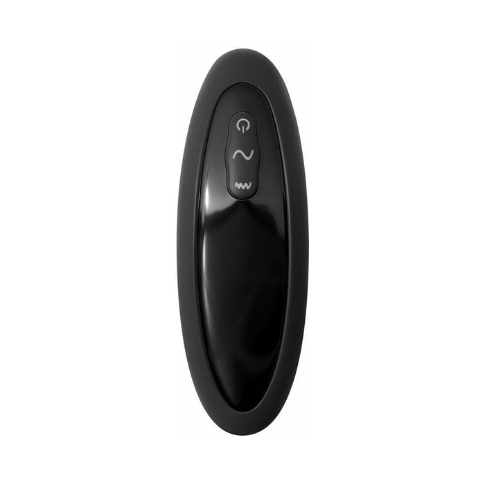 Pipedream Anal Fantasy Elite Collection Rechargeable Vibrating Silicone P-Motion Massager Black