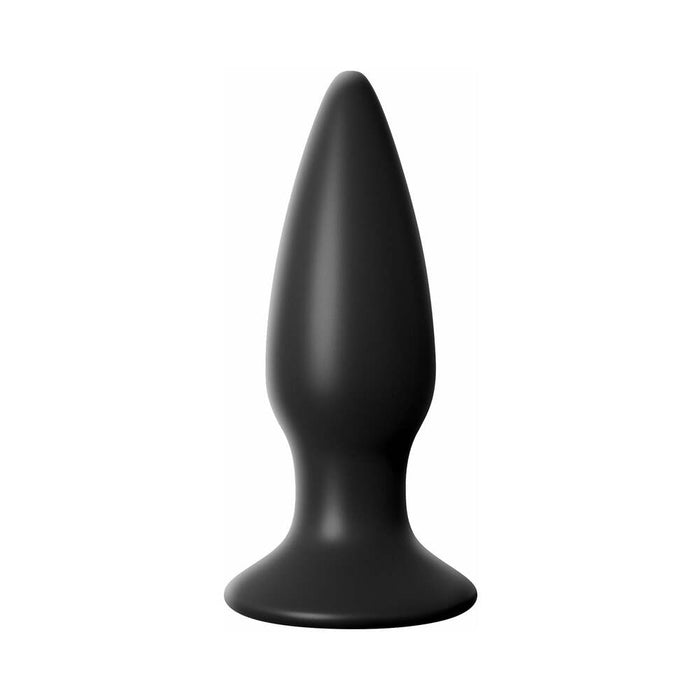 Pipedream Anal Fantasy Elite Collection Small Rechargeable Vibrating Silicone Anal Plug Black