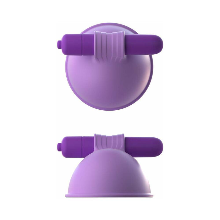 Fantasy For Her Silicone Vibrating Breast Suck-Hers Purple