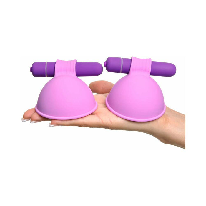 Pipedream Fantasy For Her Silicone Vibrating Breast Suck-Hers Purple