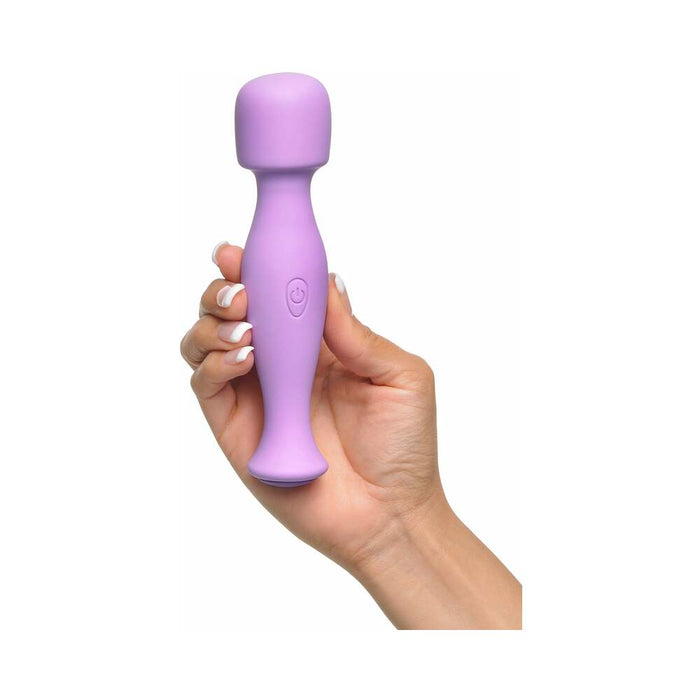 Pipedream Fantasy For Her Body Massage-Her Rechargeable Silicone Wand Vibrator Purple