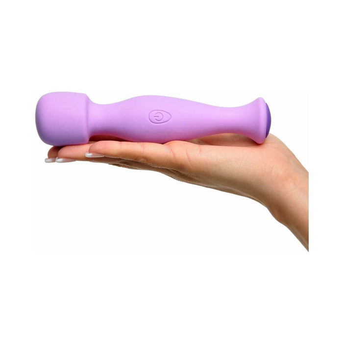 Pipedream Fantasy For Her Body Massage-Her Rechargeable Silicone Wand Vibrator Purple