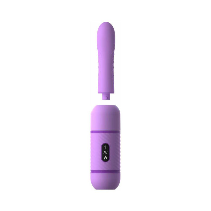 Pipedream Fantasy For Her Love Thrust-Her Rechargeable Silicone Thrusting Vibrator Purple
