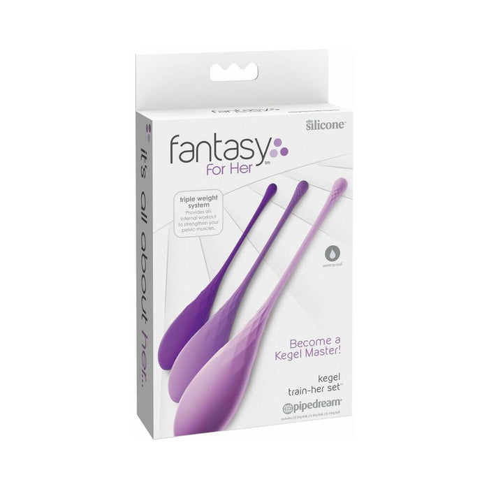 Pipedream Fantasy For Her 3-Piece Silicone Kegel Train-Her Set