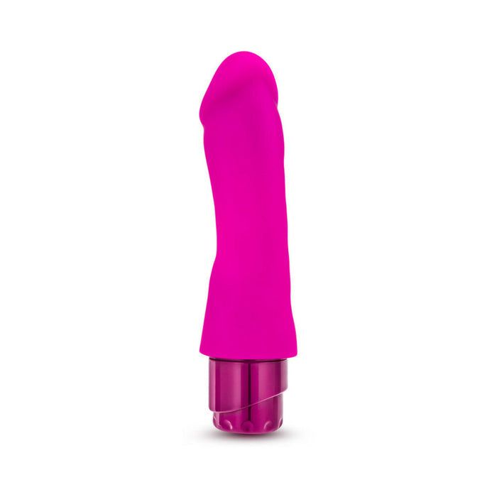 Blush Luxe Marco 7.75 in. Silicone Vibrating Dildo Pink