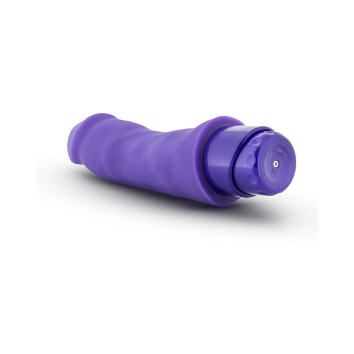 Blush Luxe Marco 7.75 in. Silicone Vibrating Dildo Purple