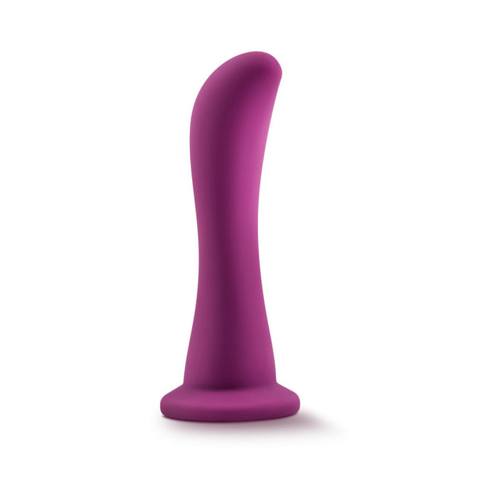 Blush Temptasia Bellatrix 6.25 in. Curved Dildo with Suction Cup Plum