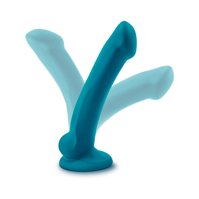 Blush Temptasia Reina 7 in. Silicone Dildo with Suction Cup Teal