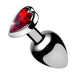 Booty Sparks Red Heart Gem Anal Plug Small
