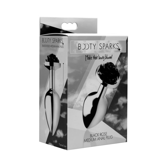Booty Sparks Black Rose - Medium Anal Plug