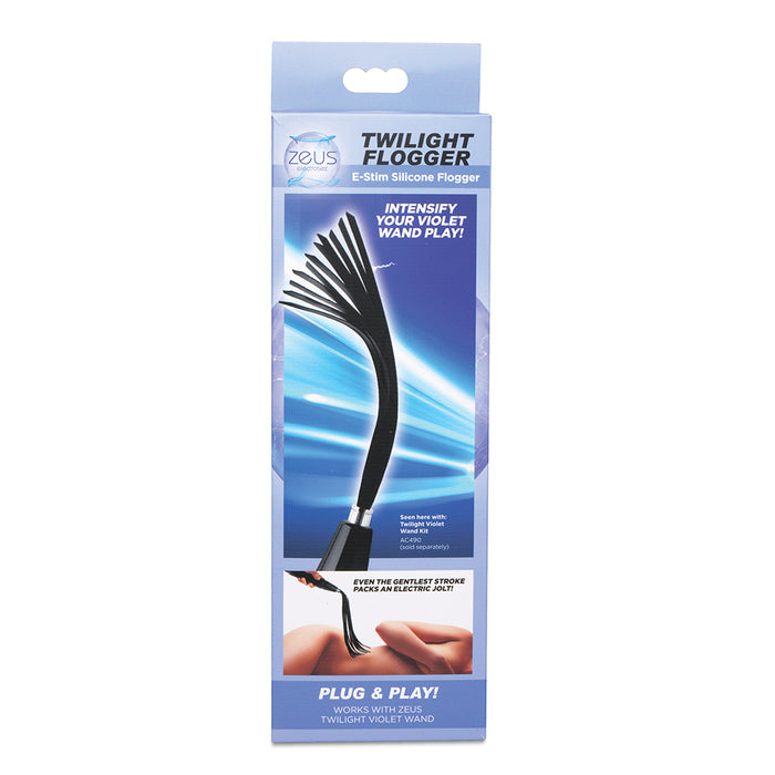 Zeus Electrosex Twilight Flogger Silicone E-Stim Wand Attachment