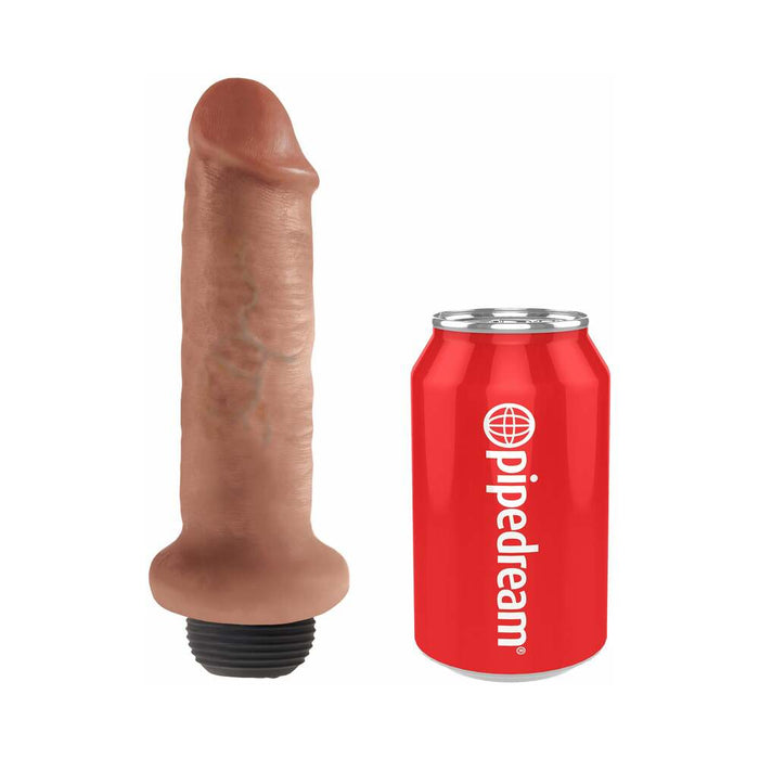 Pipedream King Cock 6 in. Squirting Cock Realistic Dildo Tan