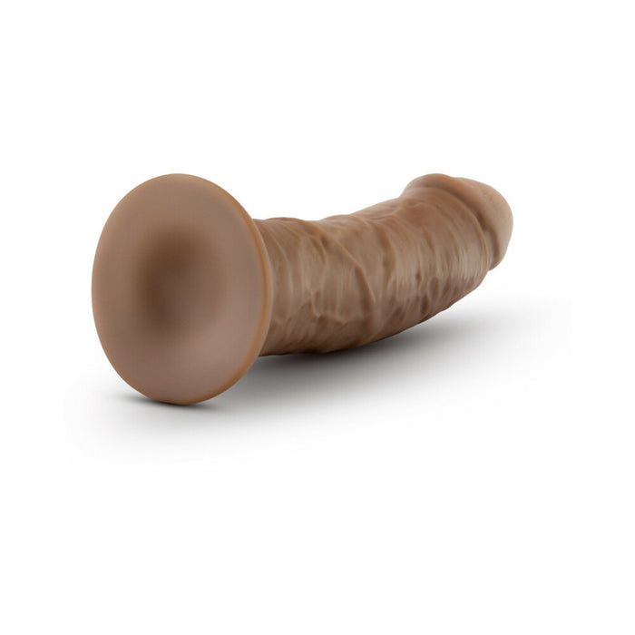 Blush Au Naturel 8 in. Posable Dual Density Dildo with Suction Cup Tan