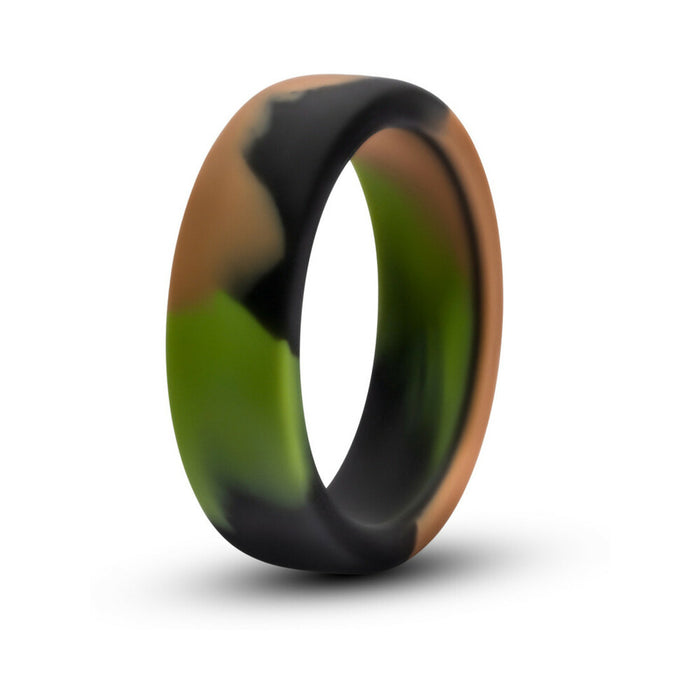 Blush Performance Silicone Camo Cock Ring Green Camouflage