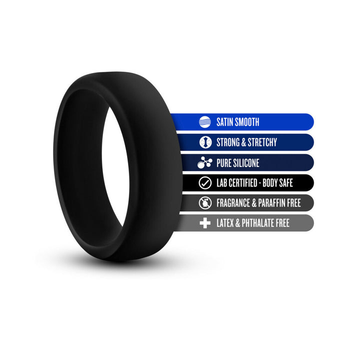 Blush Performance Silicone Go Pro Cock Ring Black