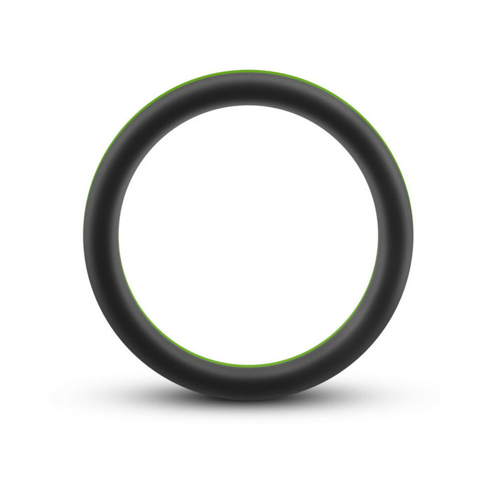 Blush Performance Silicone Go Pro Cock Ring Black/Green/Black