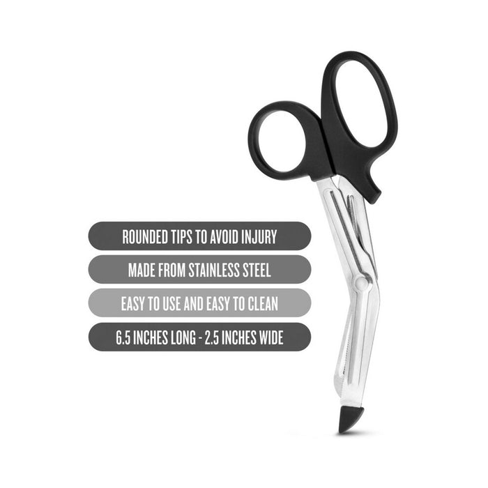 Blush Temptasia Bondage Safety Scissors Black