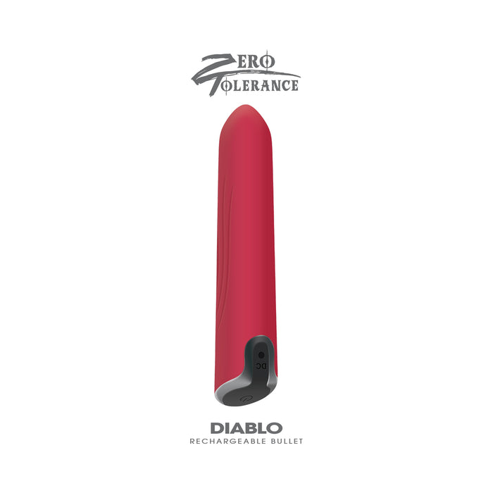 Zero Tolerance Diablo Rechargeable Bullet Vibrator Red