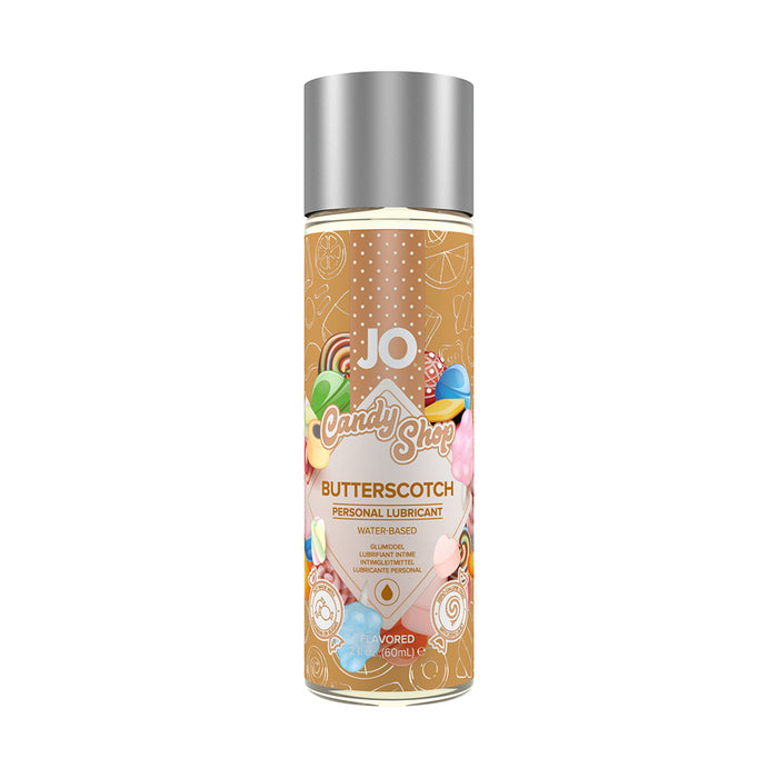 JO Candy Shop Butterscotch Flavored Water-Based Lubricant 2 oz.