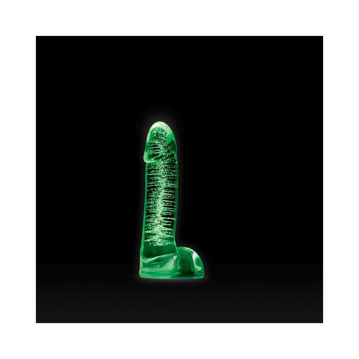 Firefly Smooth Glass Ballsey 4 in. Dildo Clear