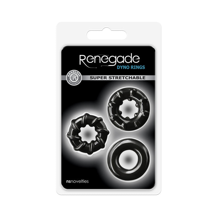 Renegade Dyno Rings 3-Pack Black