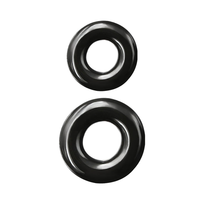 Renegade Double Stack Cock Rings 2-Pack Black