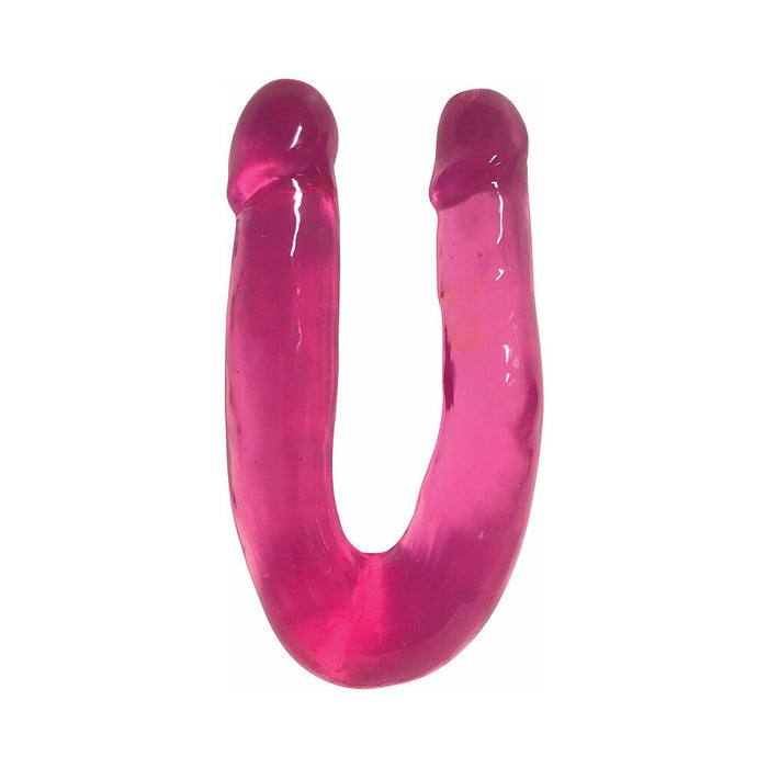 Curve Toys Lollicock Sweet Slim Double Dipper Dual Ended Dildo Cherry